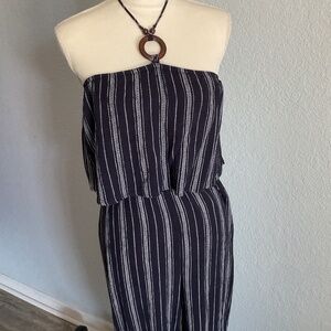 Retro Halter Jumpsuit